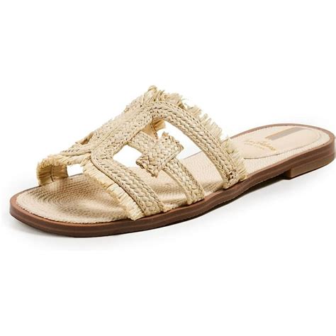 raffia slides mules